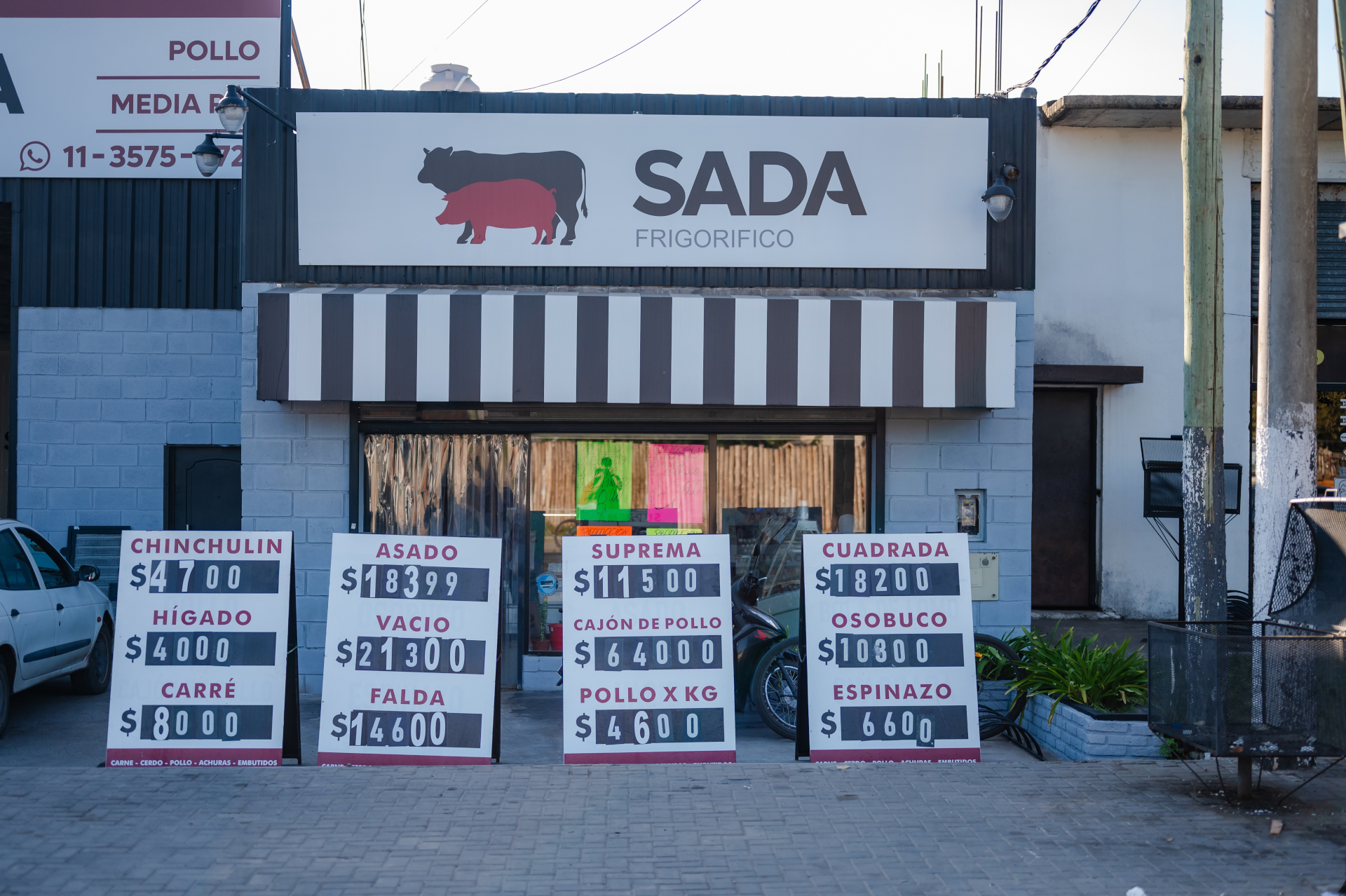 Carnicería minorista Frigorífico SADA Pilar — exterior